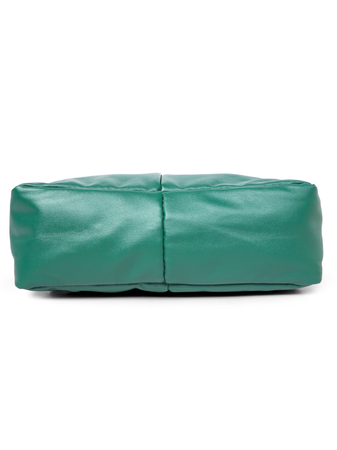 pu buguette bag#color_green
