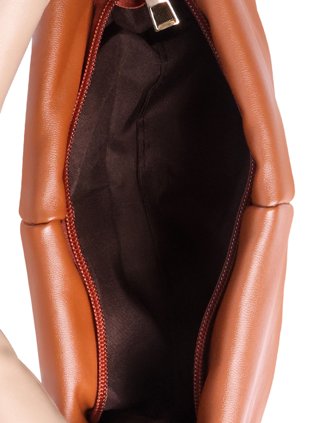 pu buguette bag#color_tan