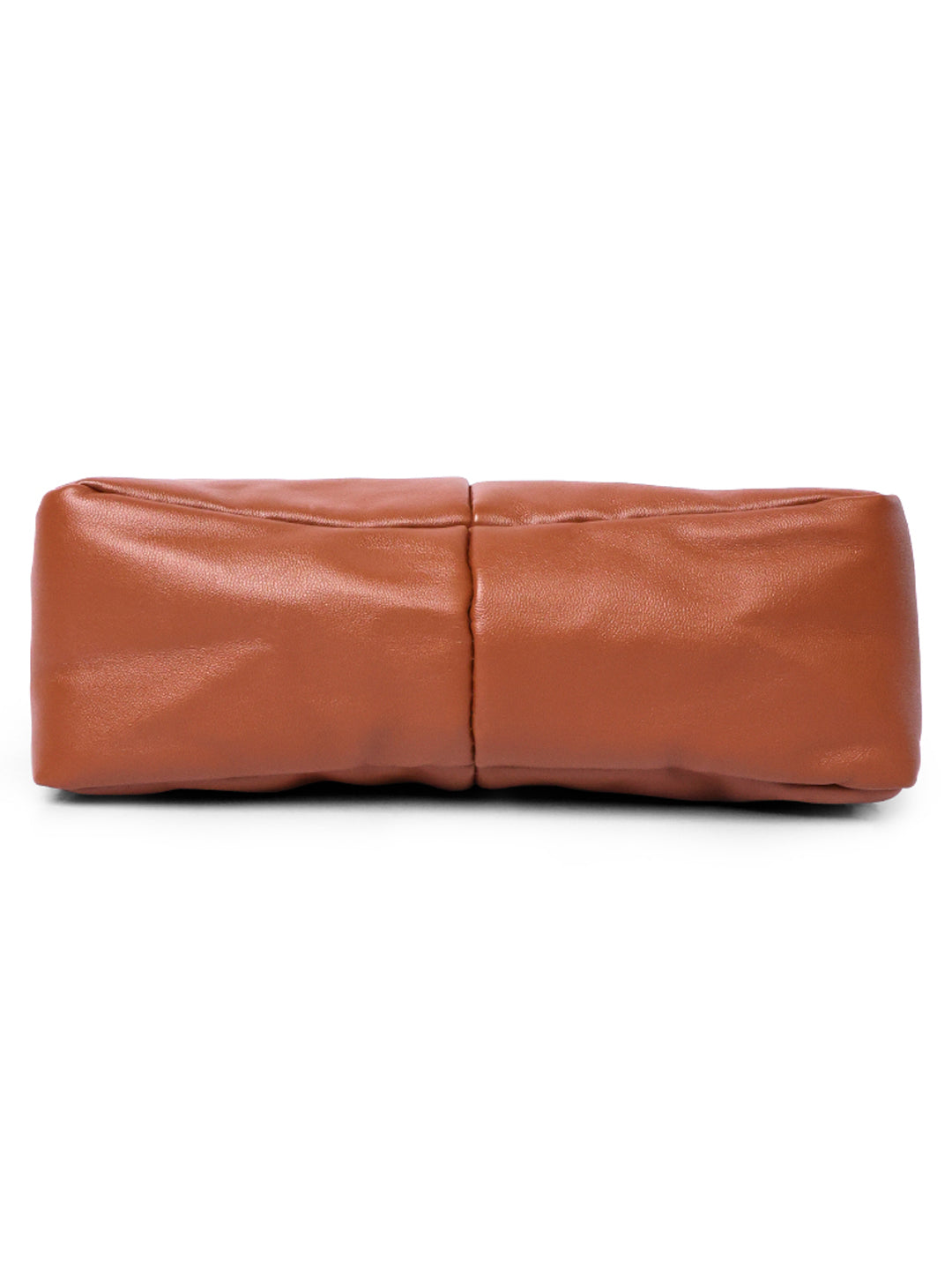 pu buguette bag#color_tan