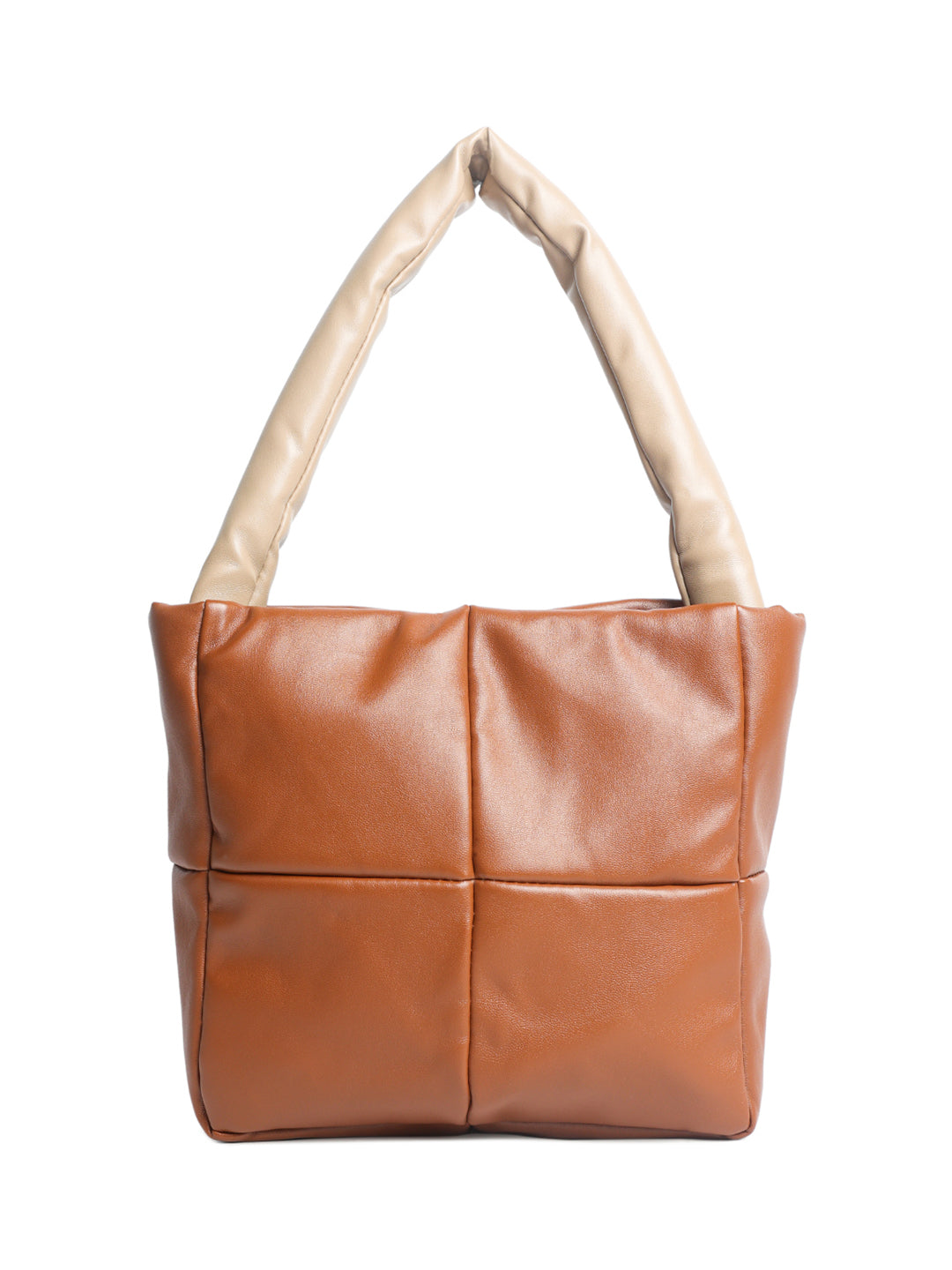 pu handbag#color_tan