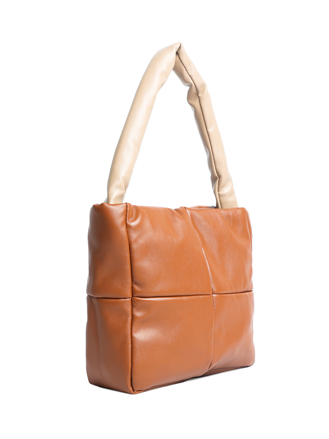 pu handbag#color_tan
