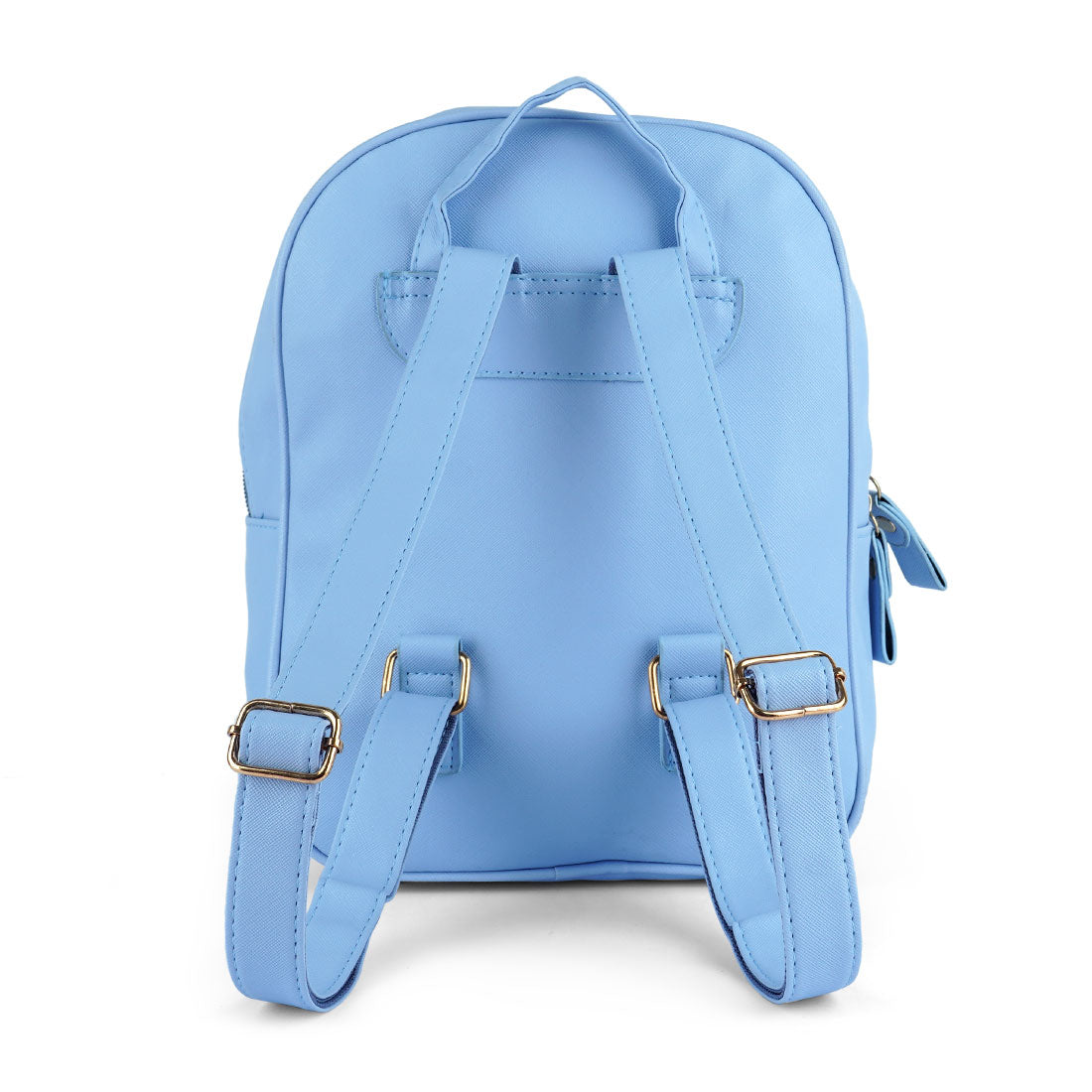 croc patterened mini backpack#color_blue