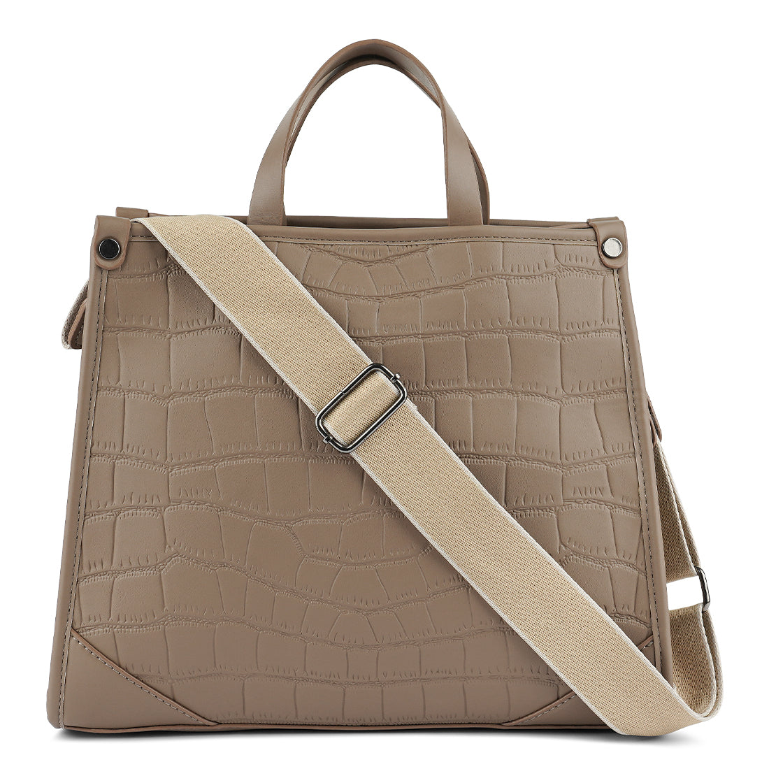 croco hand bag#color_khaki