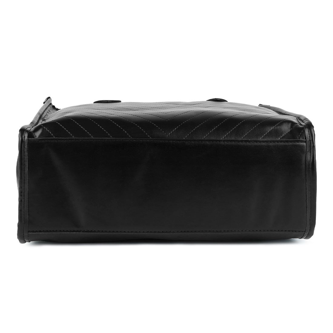 chevron pattern tote bag#color_black