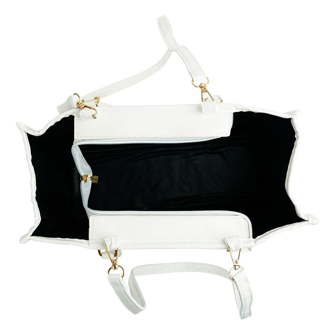 chevron pattern tote bag#color_white