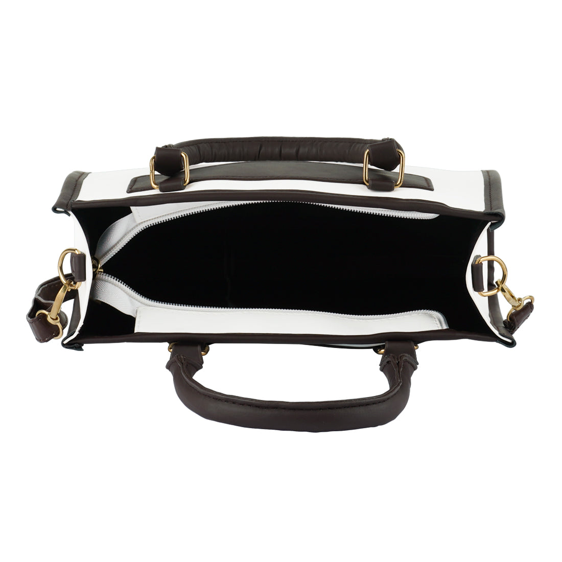 color block tote bag#color_white