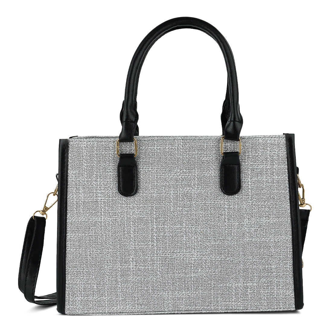 microfiber slogan tote bag#color_grey