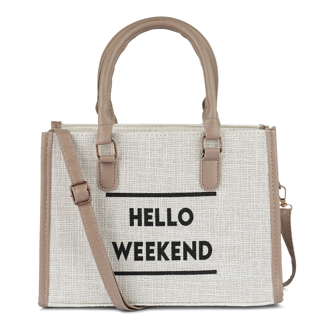 microfiber slogan tote bag#color_off-white