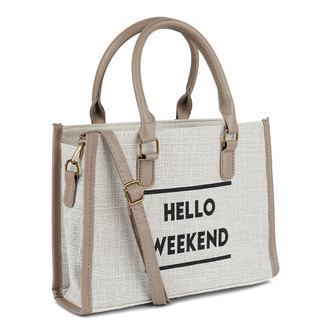 microfiber slogan tote bag#color_off-white