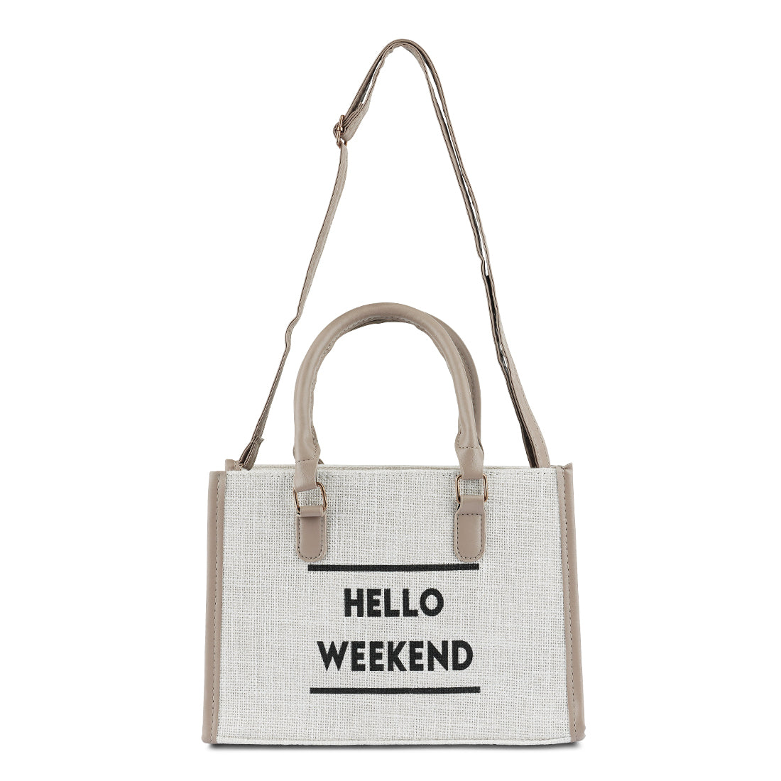 microfiber slogan tote bag#color_off-white