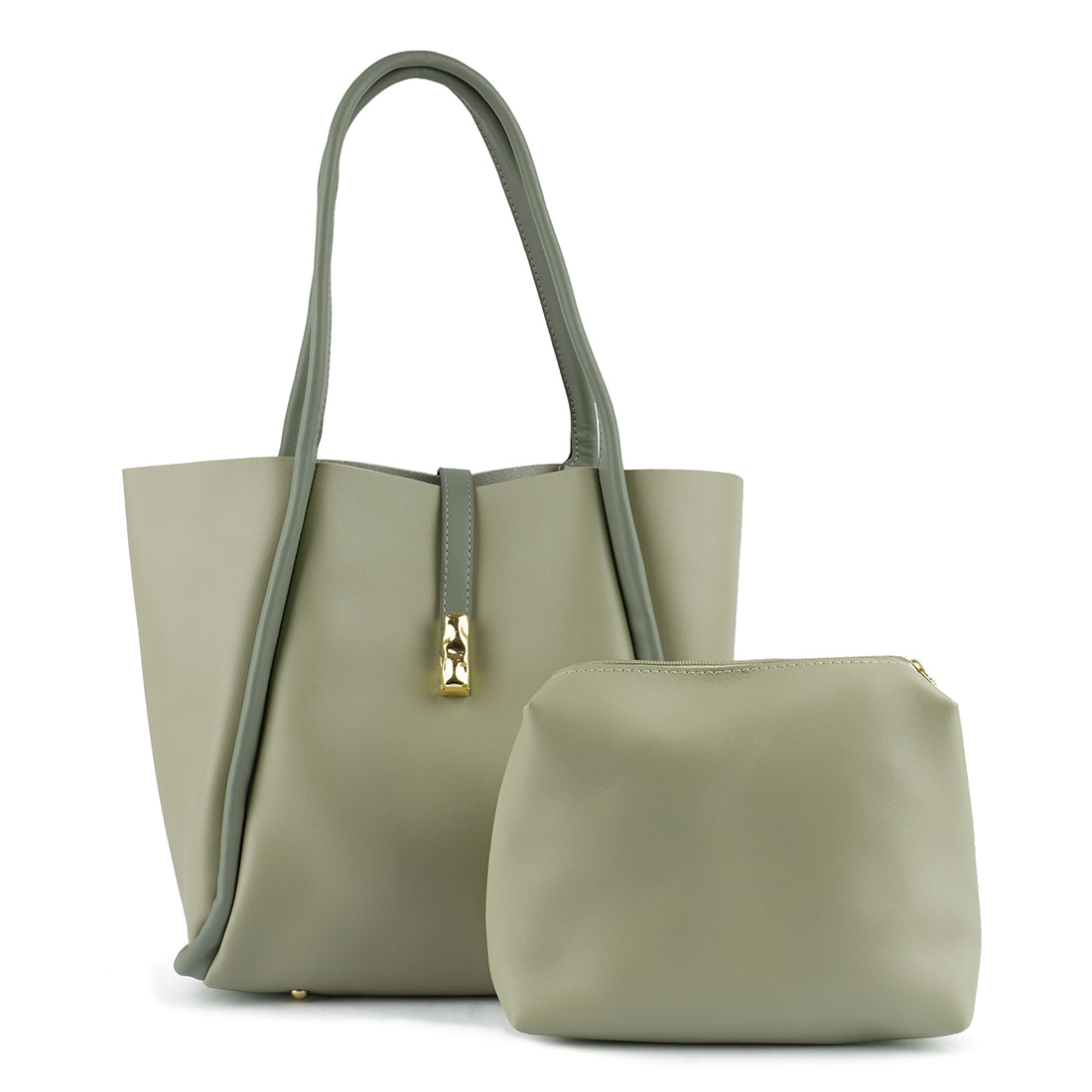 dual tone tote bag#color_mint-green