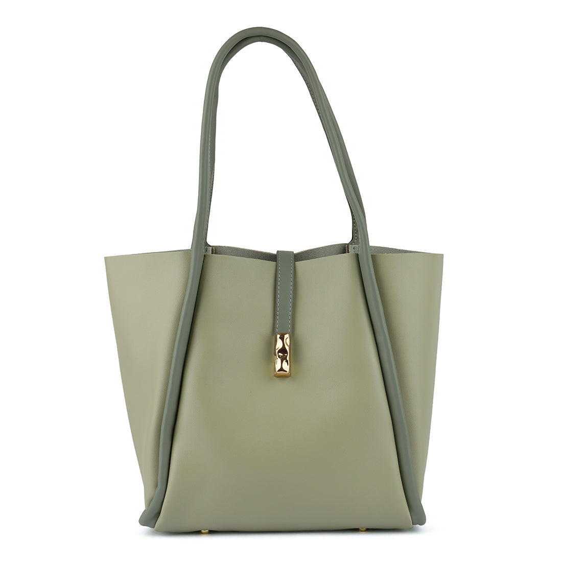 dual tone tote bag#color_mint-green