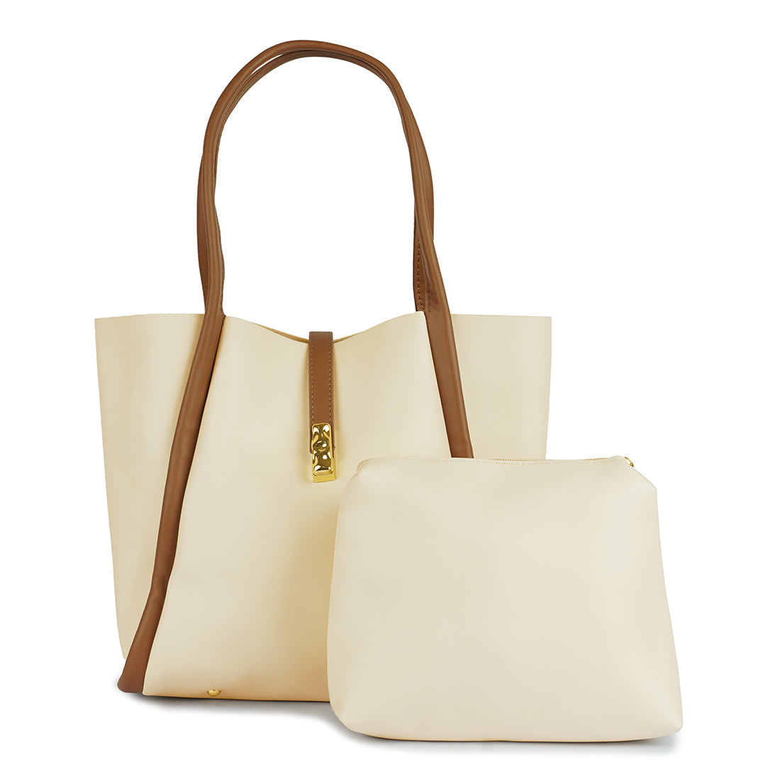 dual tone tote bag#color_off-white