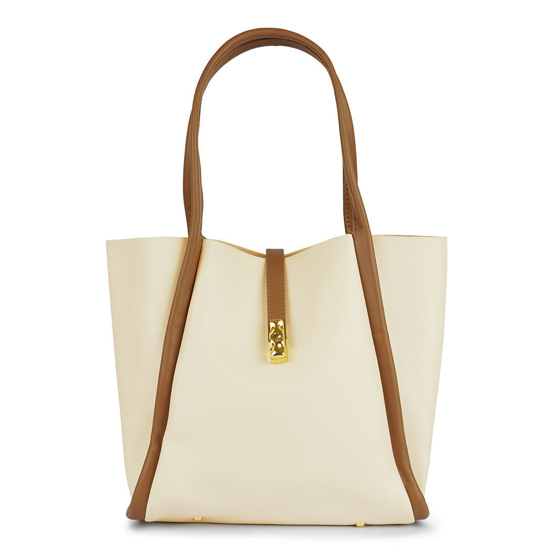 dual tone tote bag#color_off-white