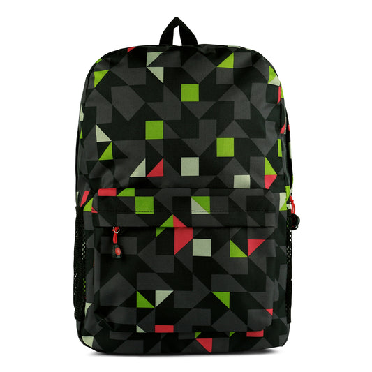 casual college backpack#color_black