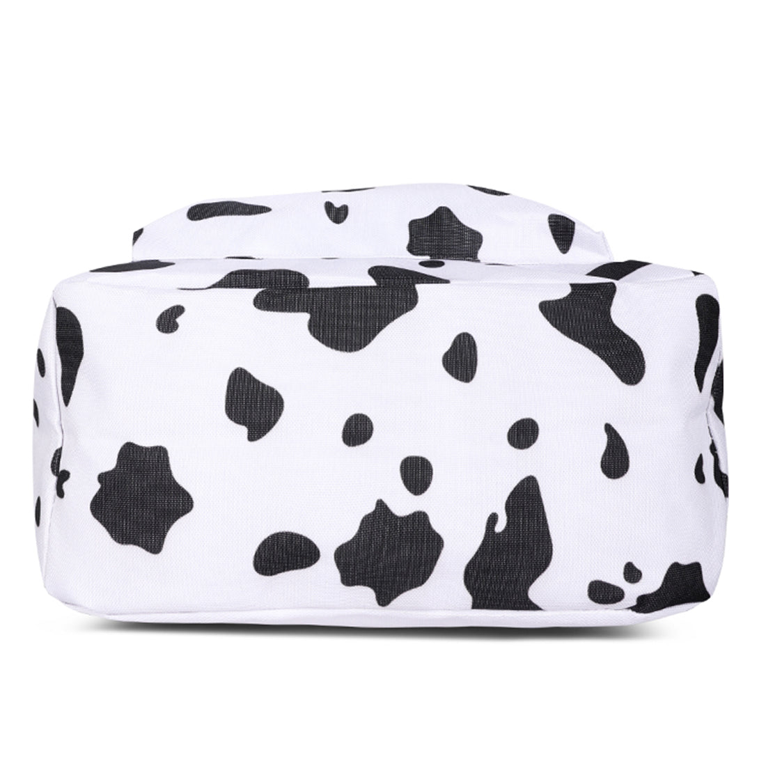 White Cow Printed Casual Backpack