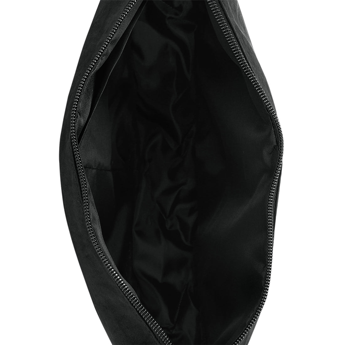 adjustable strap nylon mini shoulder bag#color_black