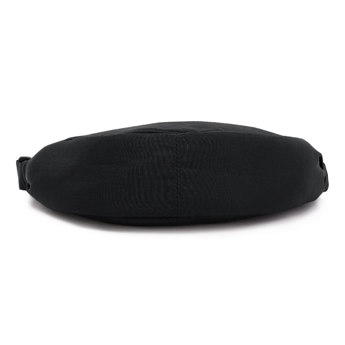 adjustable strap nylon mini shoulder bag#color_black