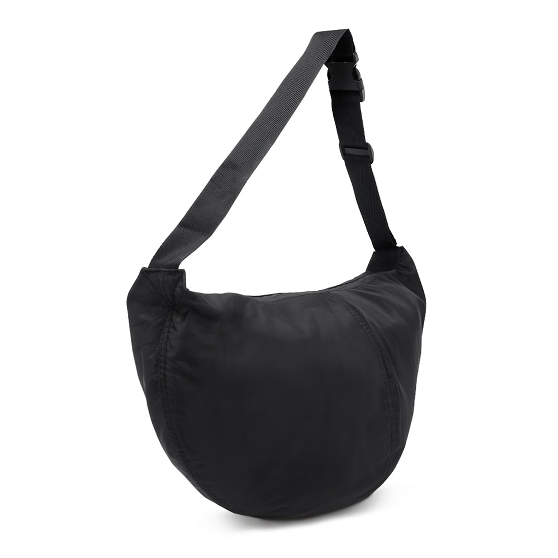 clip buckle mini shoulder bag#color_black