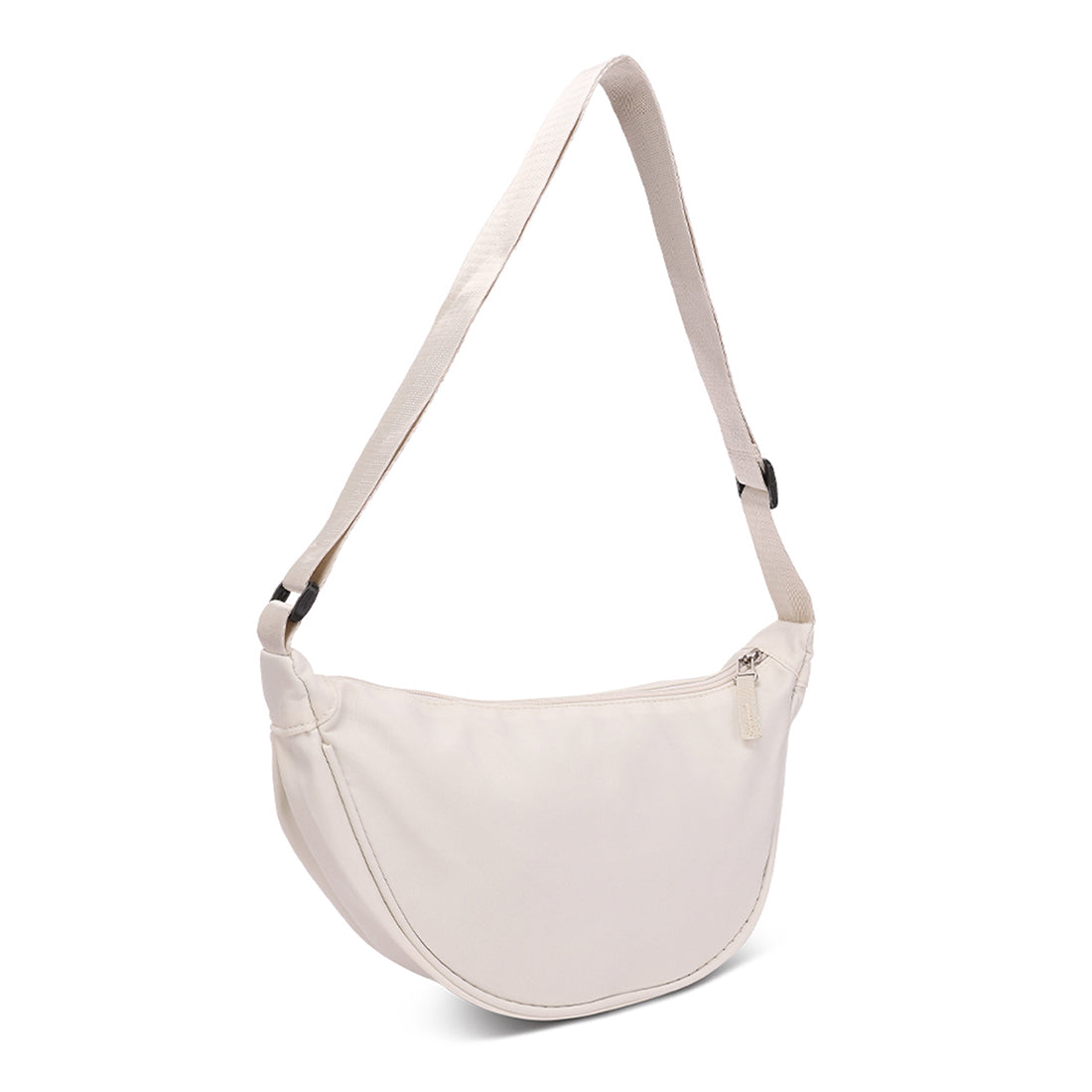 nylon mini shoulder bag#color_white