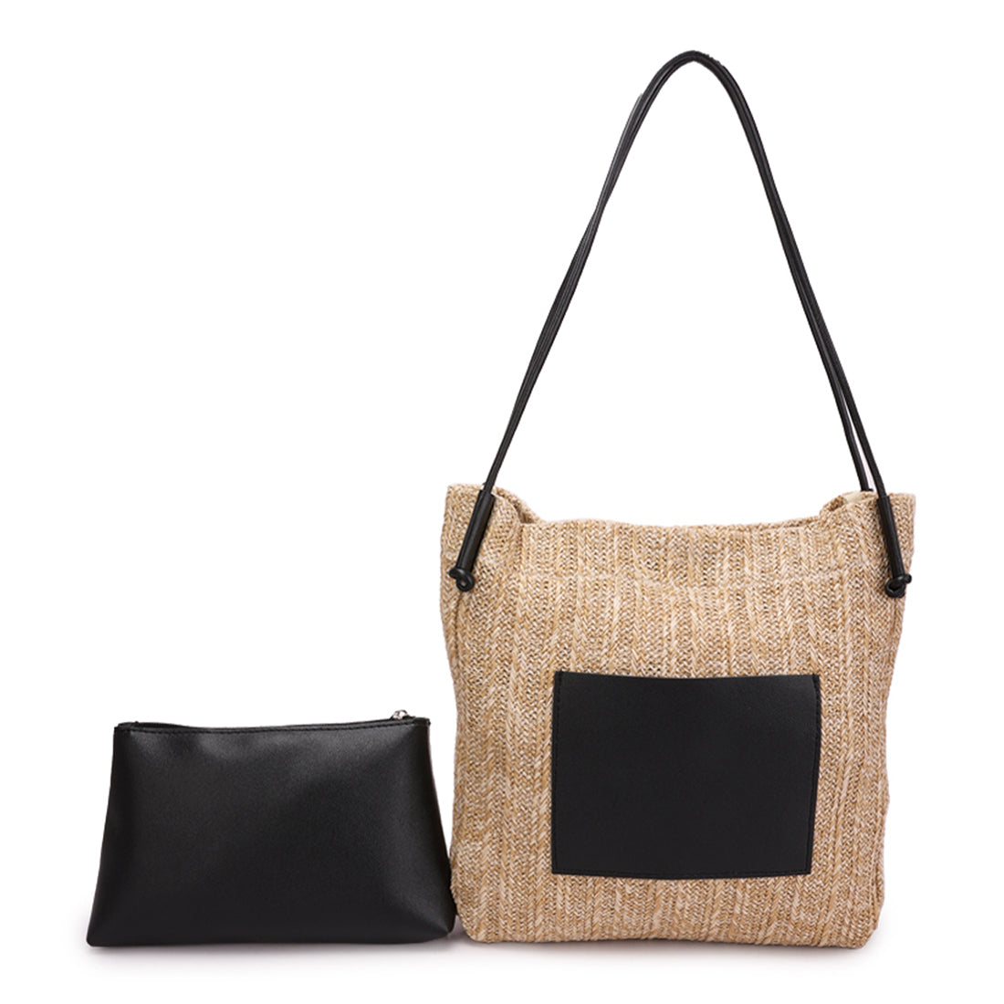 the boho tote bag#color_black