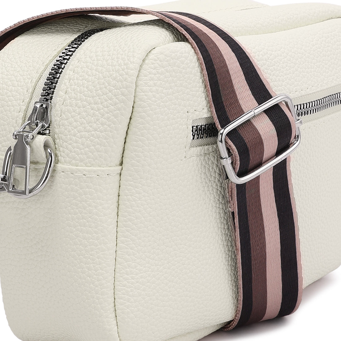 front pocket shoulder bag#color_off-white