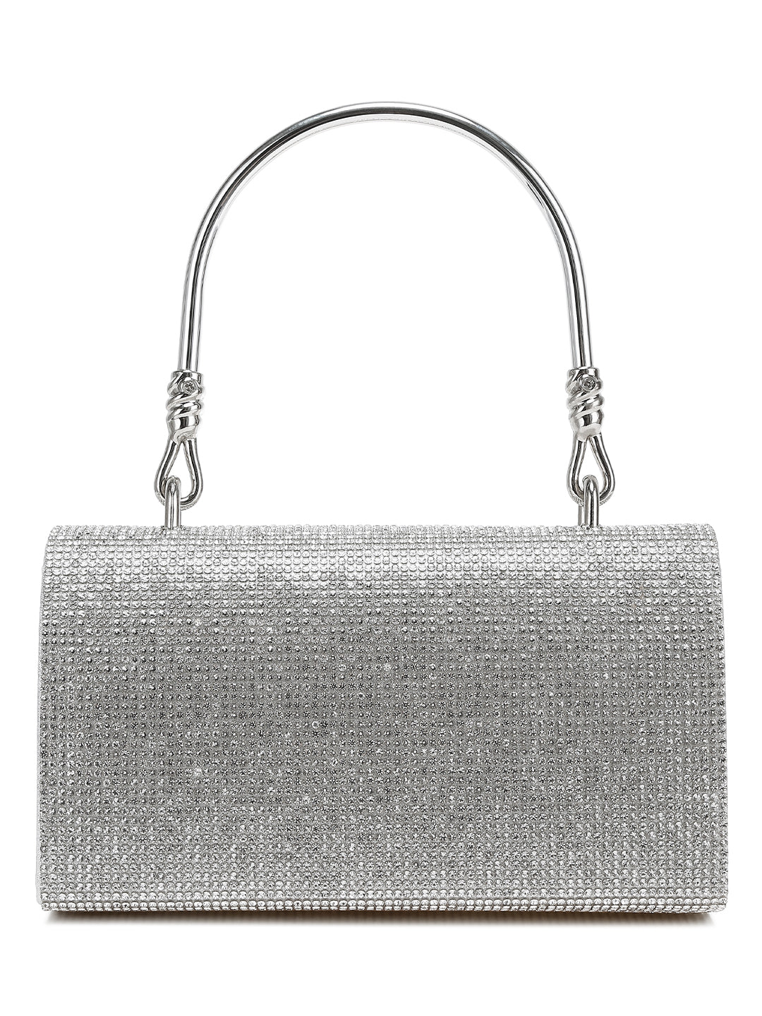 Mini Top Handle Rhinestone Bag