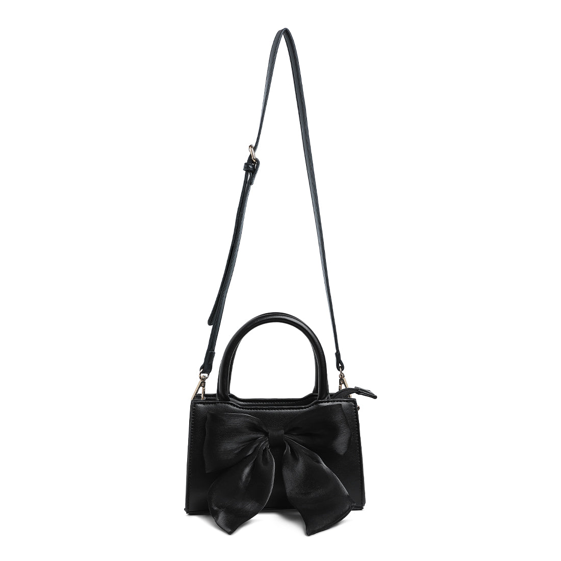 big bow detail mini handbag#color_black