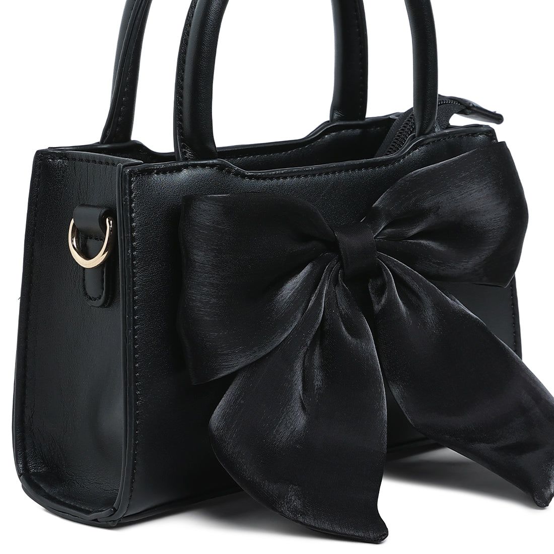 big bow detail mini handbag#color_black