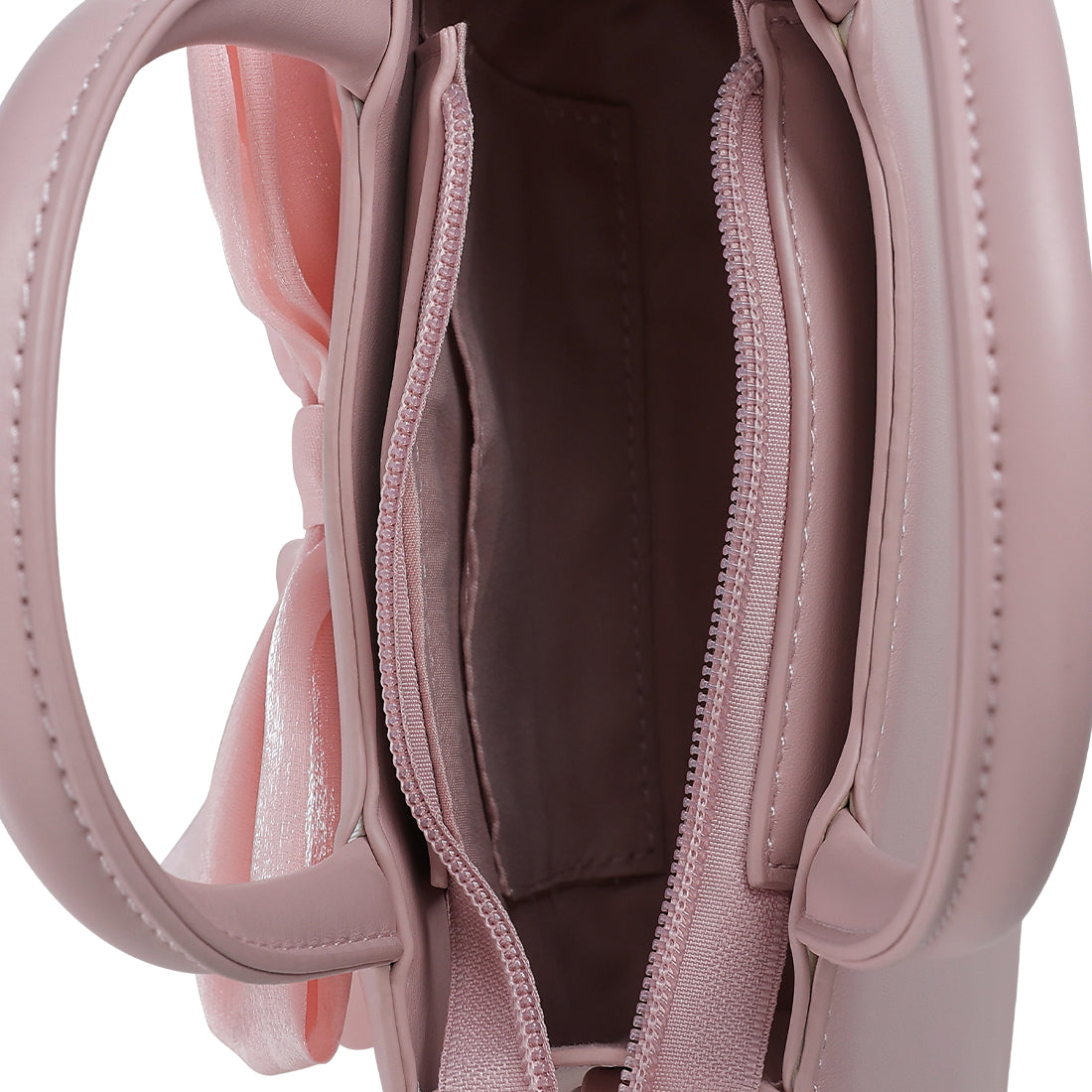 big bow detail mini handbag#color_pink