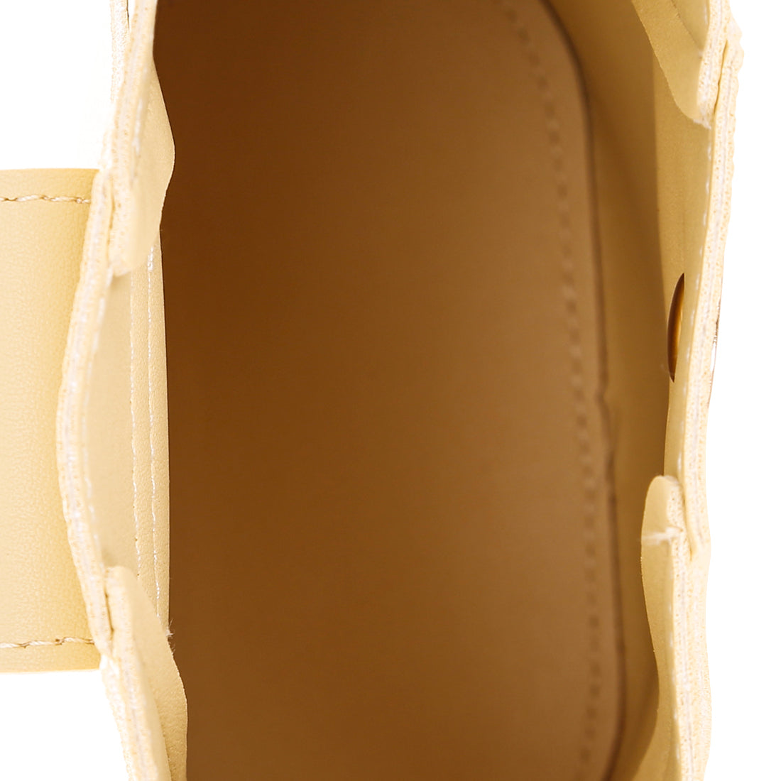 flap closure sling bag#color_yellow