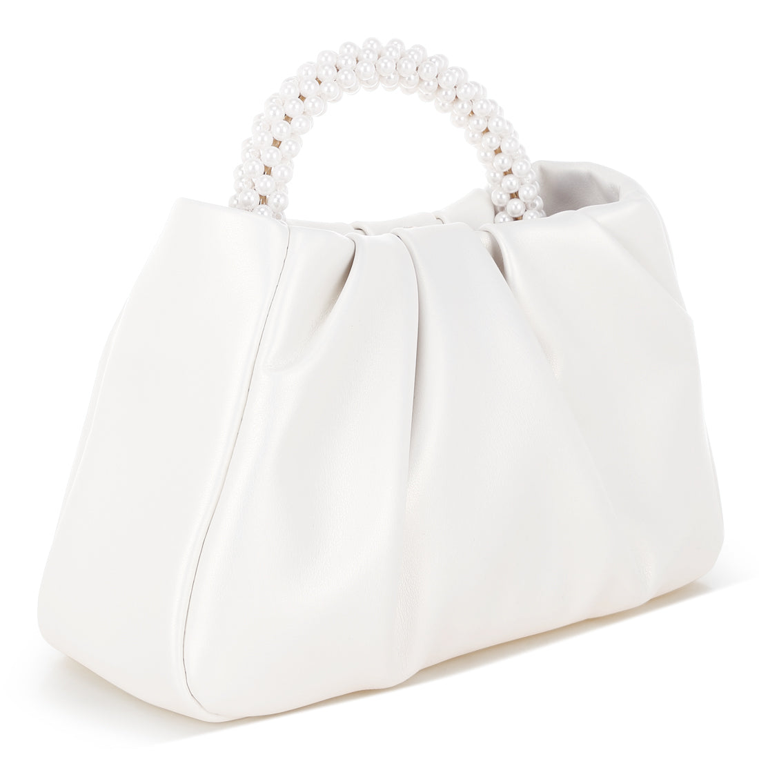 pearl strap crossbody bag#color_white