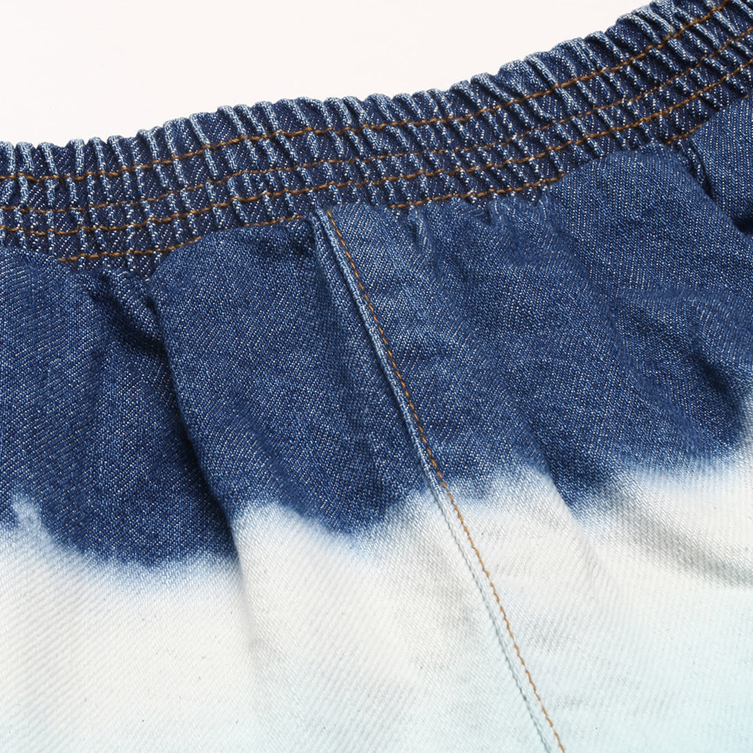 Multicolor Tie Dye Denim Shorts