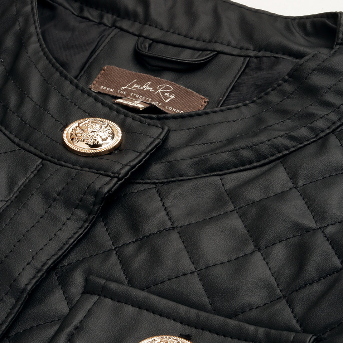 quilted jacket#color_black