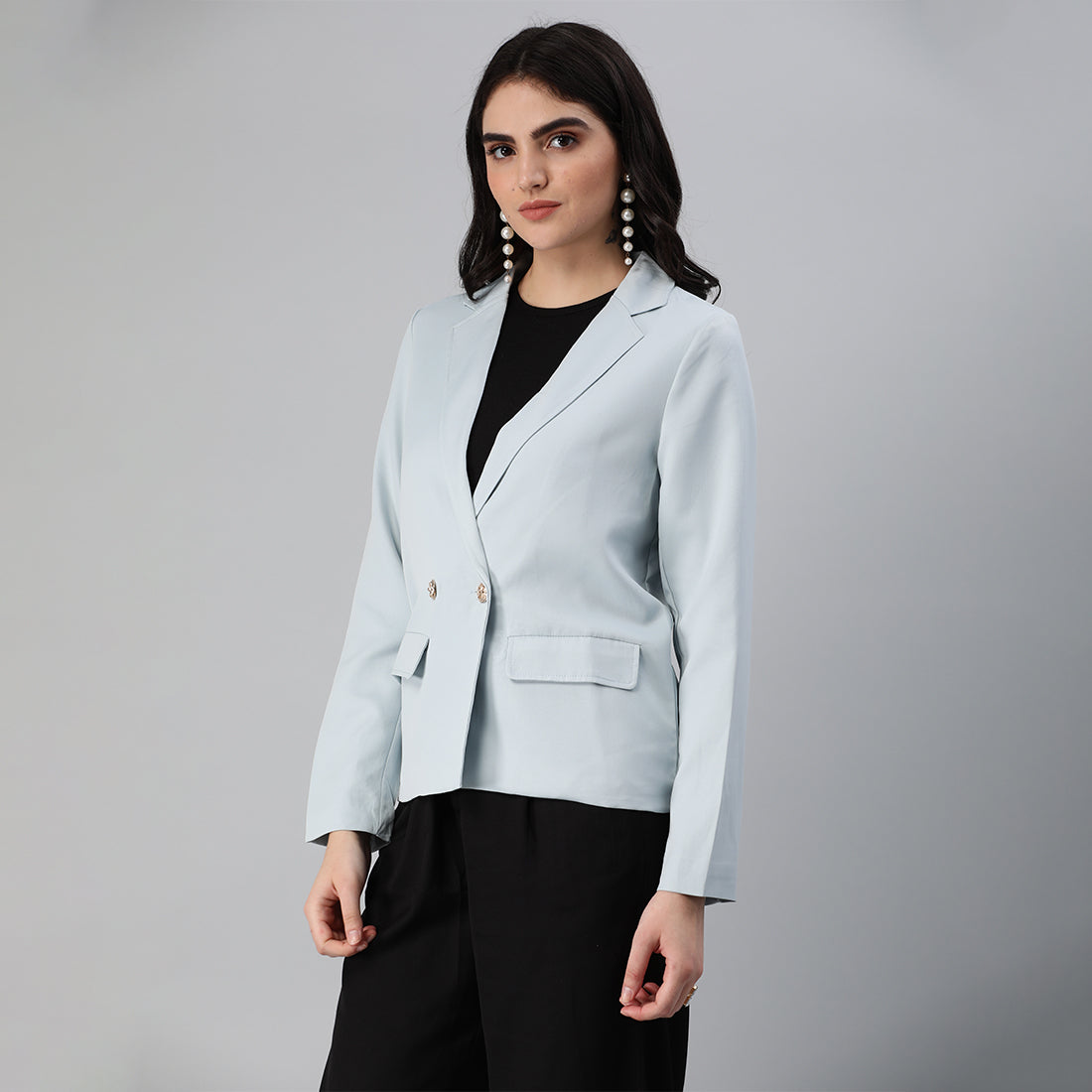 casual blazer jacket#color_aqua-blue