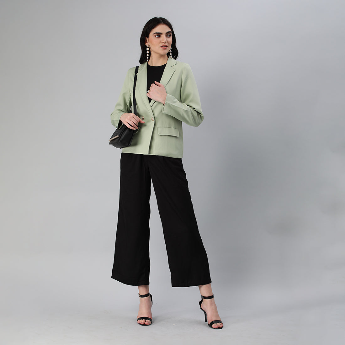 casual blazer jacket#color_mint-green