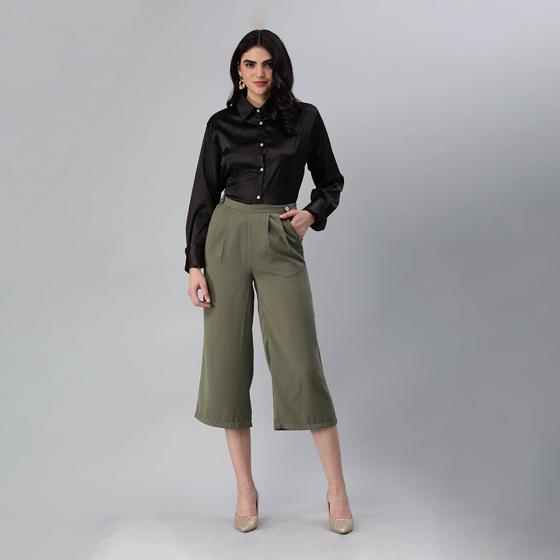 long sleeve satin shirt#color_black