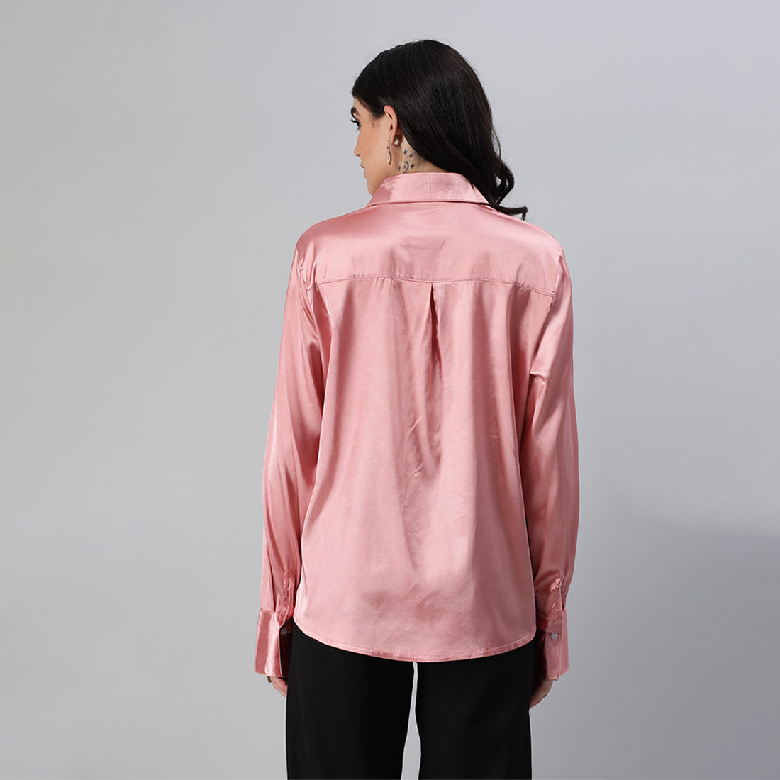long sleeve satin shirt#color_blush