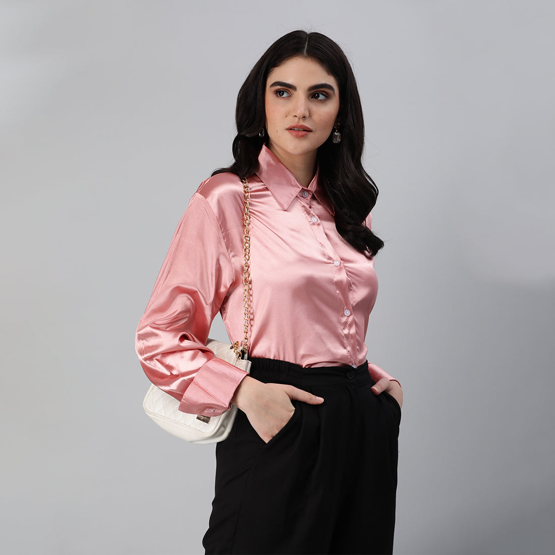 long sleeve satin shirt#color_blush