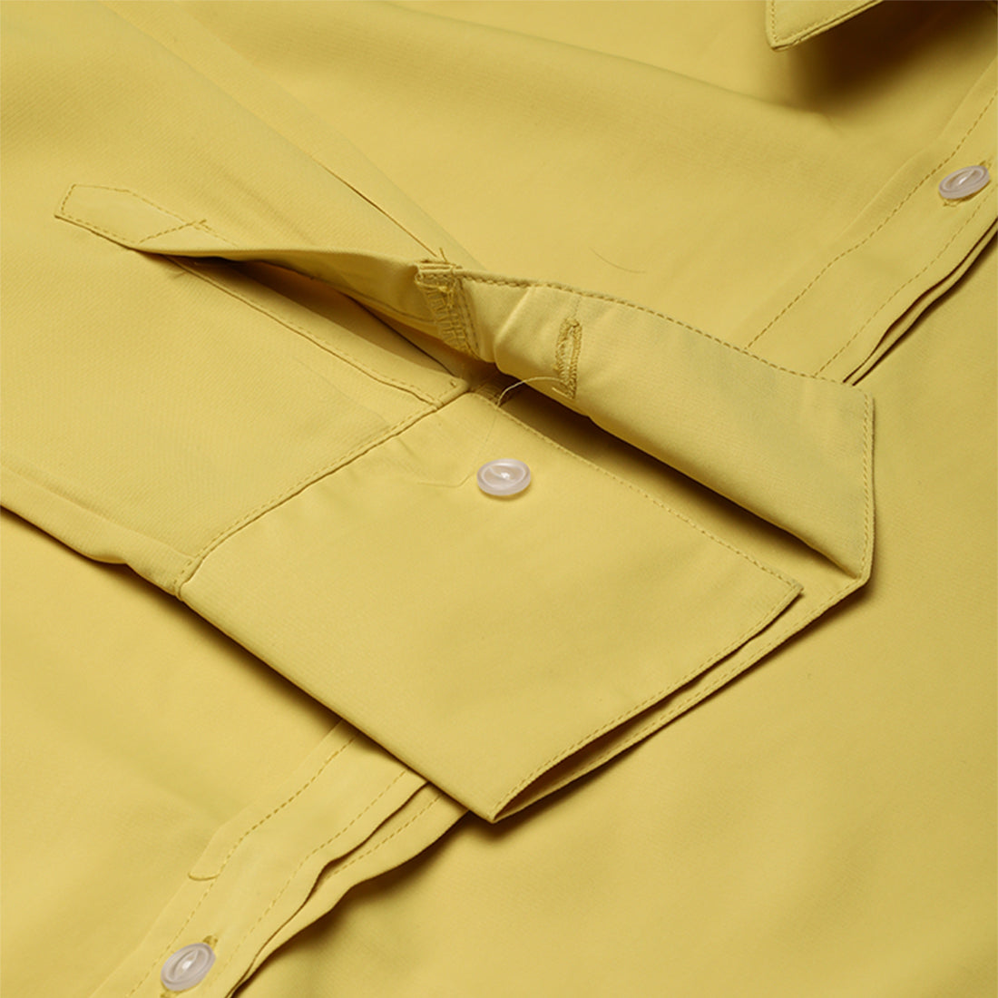 basic long sleeved collared shirt#color_yellow