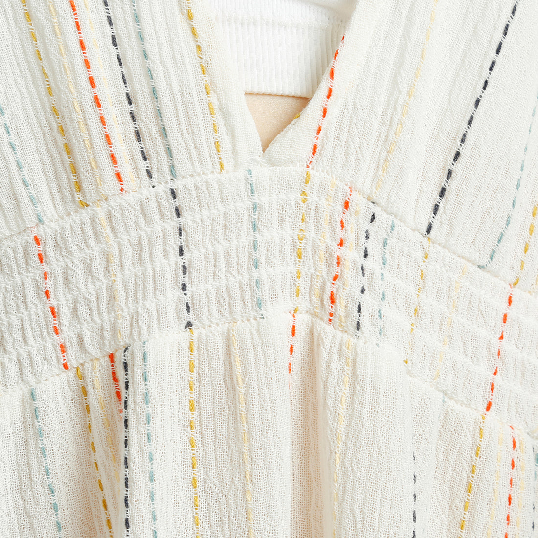 V-Neck Tassel Summer Cotton Dress