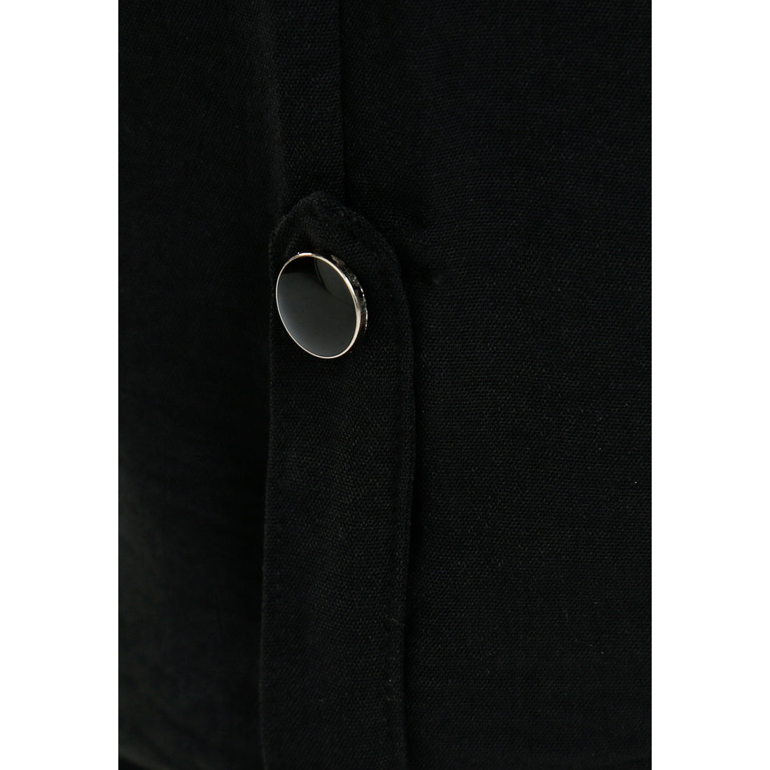 drawstring waistband cargo pants#color_black