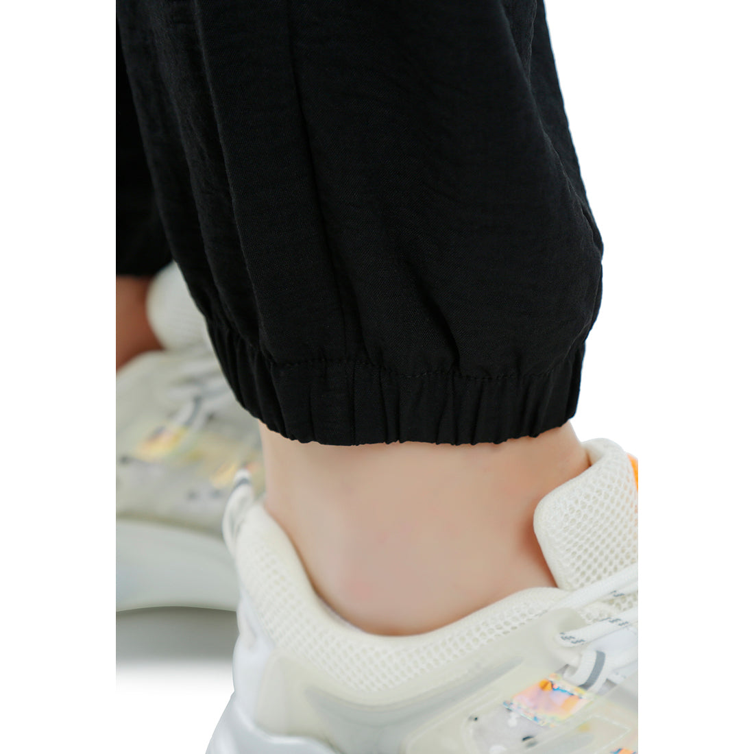 High-Rise Cargo Drawstring Pants