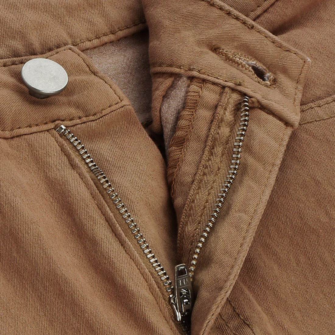 high waist wide leg pants#color_camel