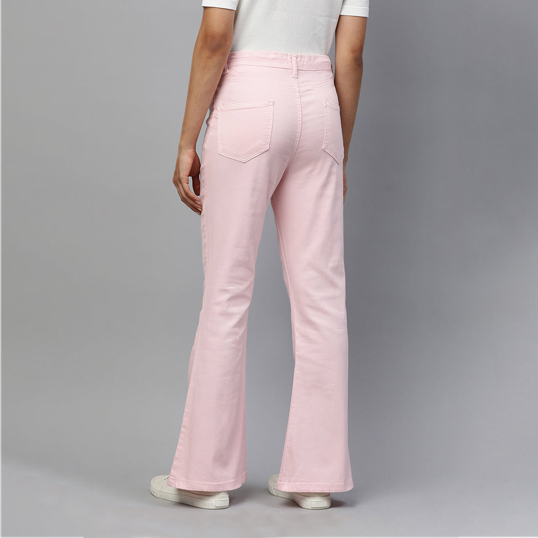 high waist wide leg pants#color_blush
