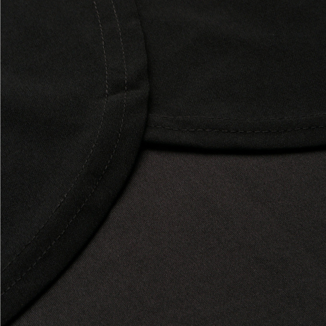 wrap style long maxi skirt#color_black