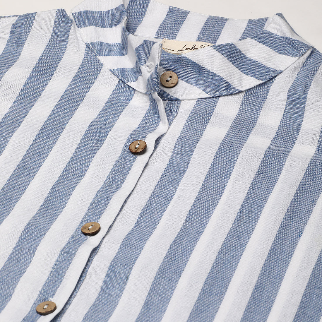 striped long sleeve shirt#color_aqua-blue