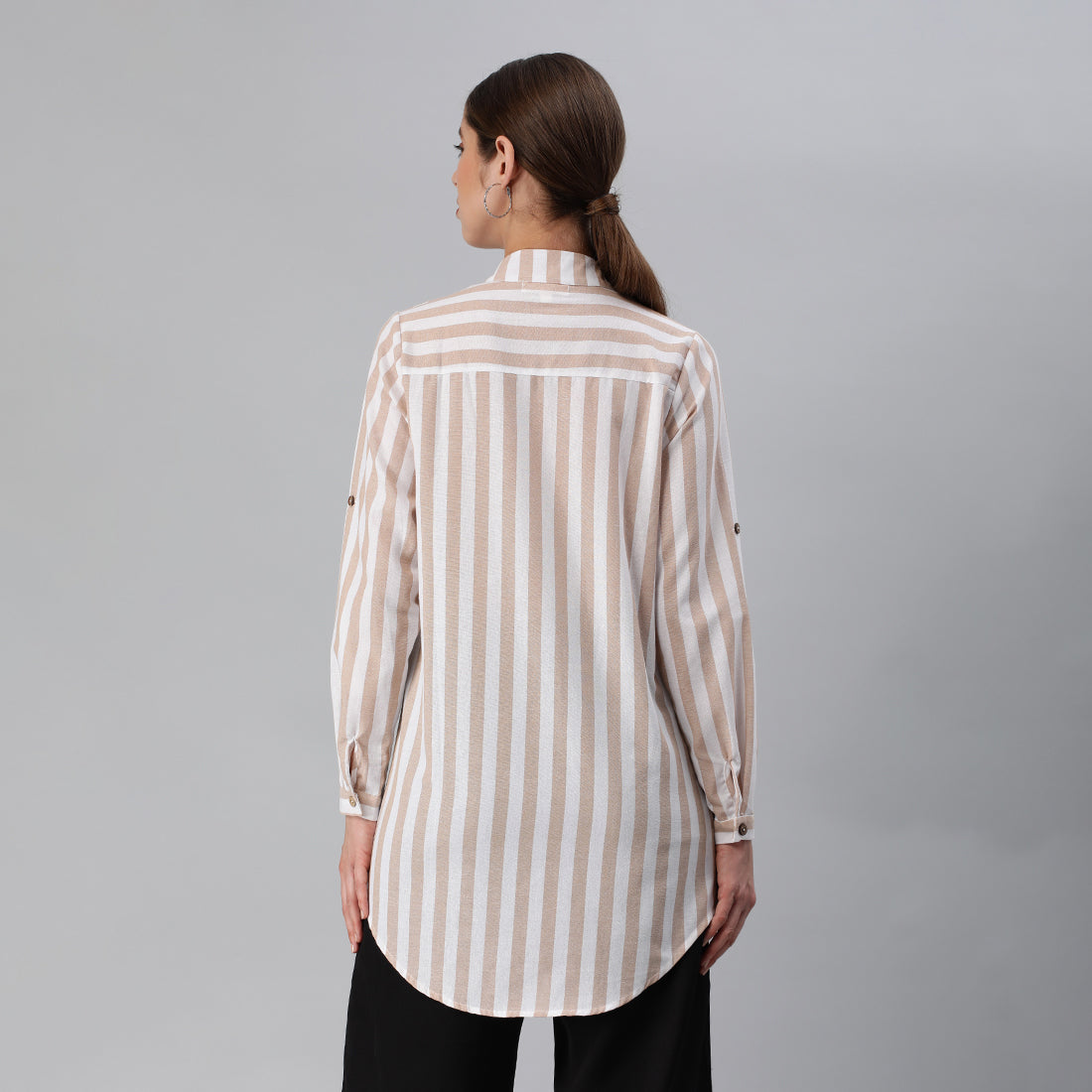 striped long sleeve shirt#color_beige