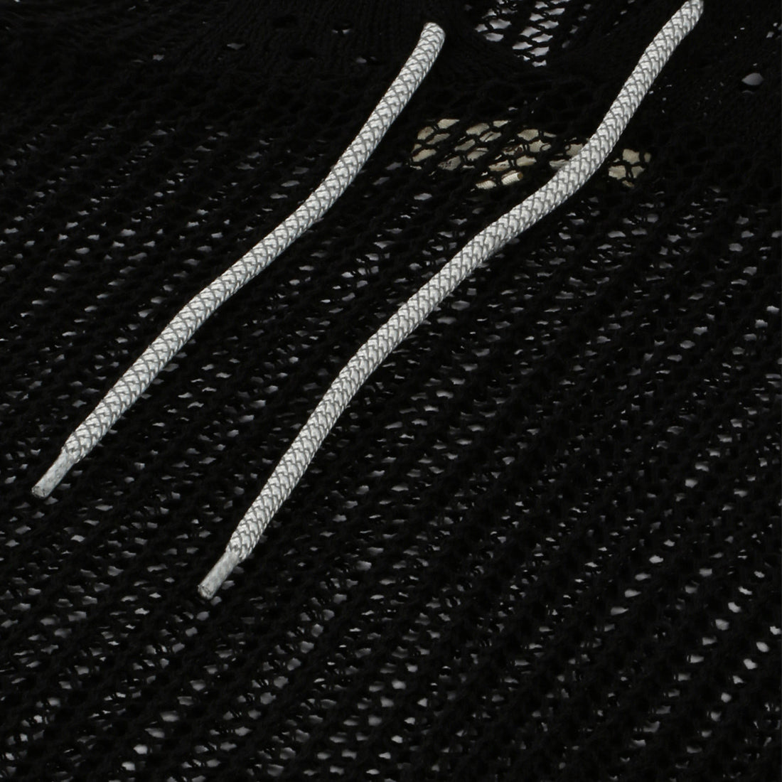 knitted hoodie#color_black