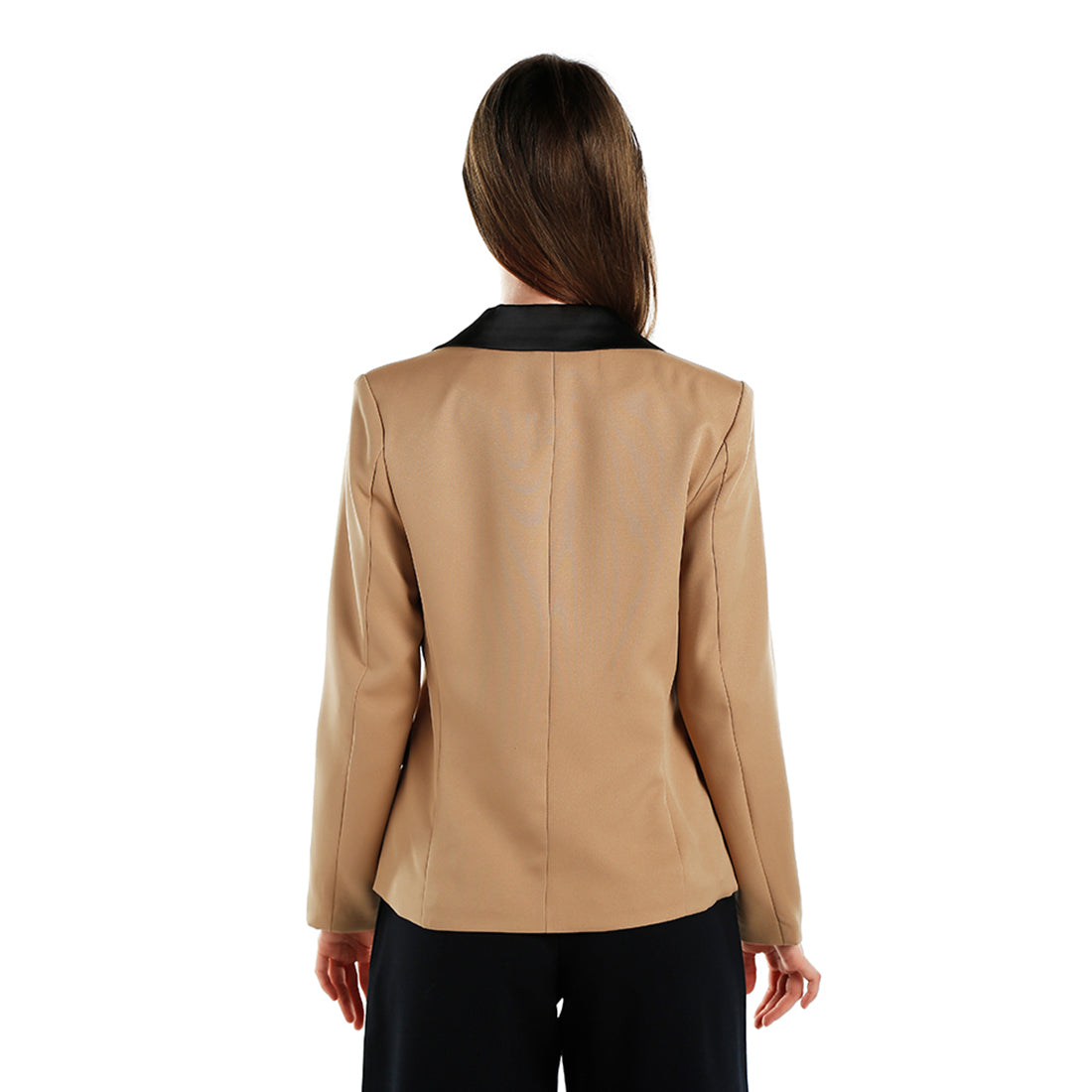 Two-Tone Lapel Blazer